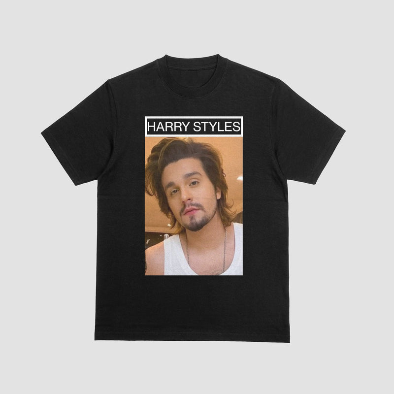 Camiseta Algodão Engraçada Meme “Luan Styles” | Memelândia Oficial